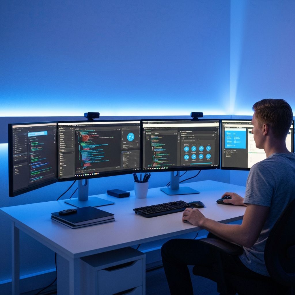 Modern software development workspace